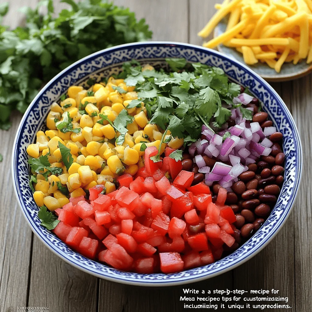 Mexican bean salad