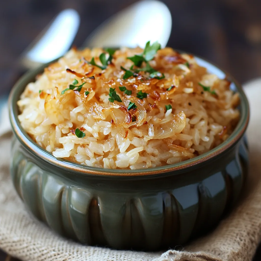 french onion soup rice