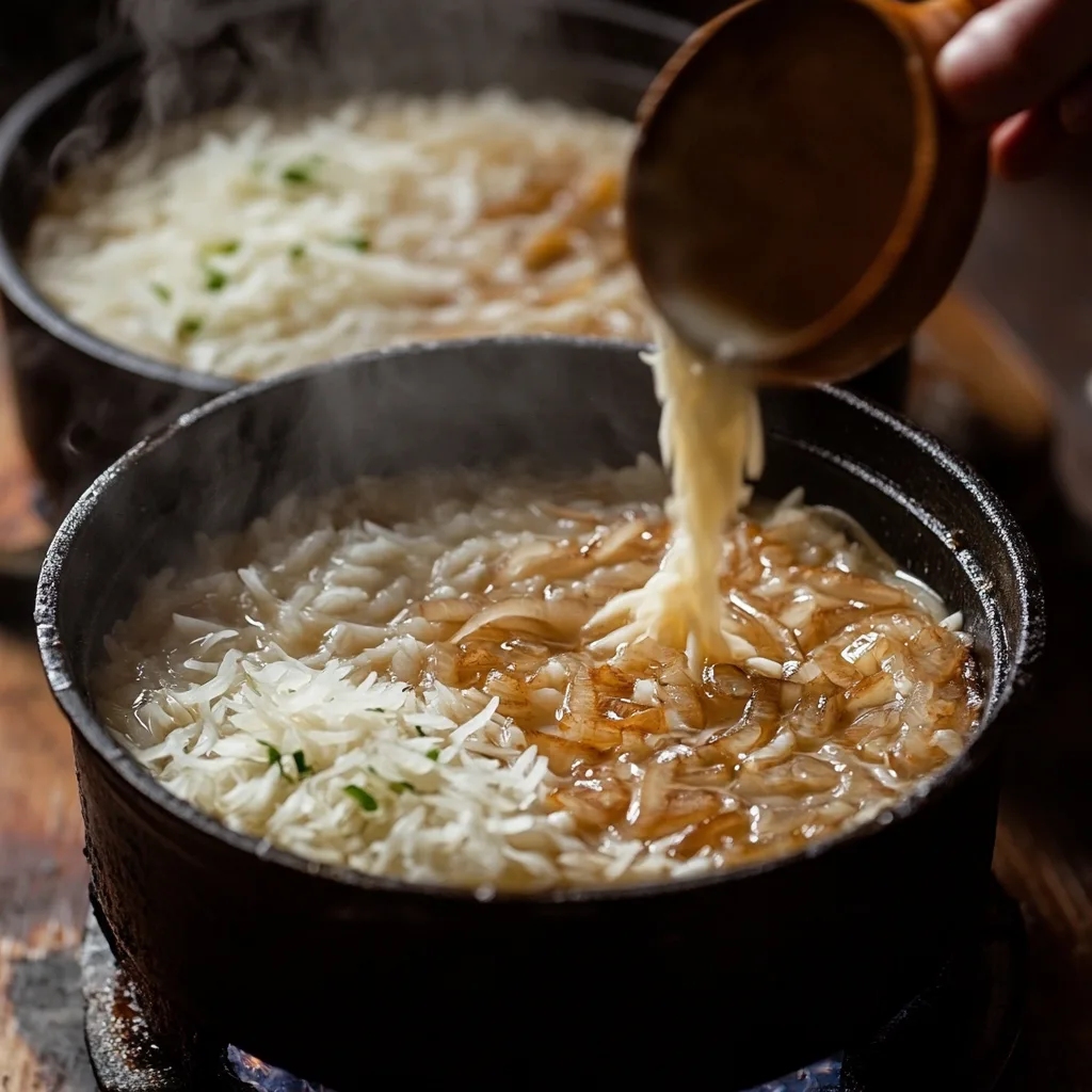 french onion soup rice