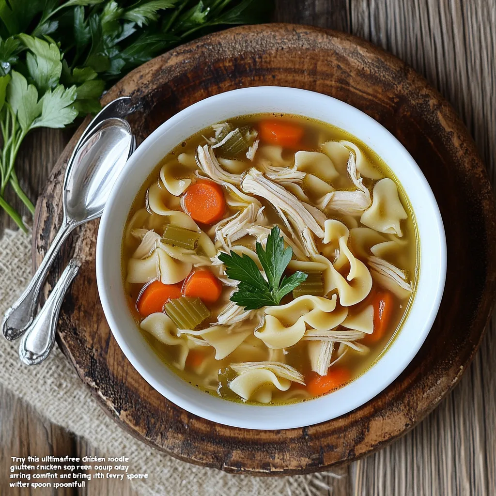 gluten free chicken noodle soup