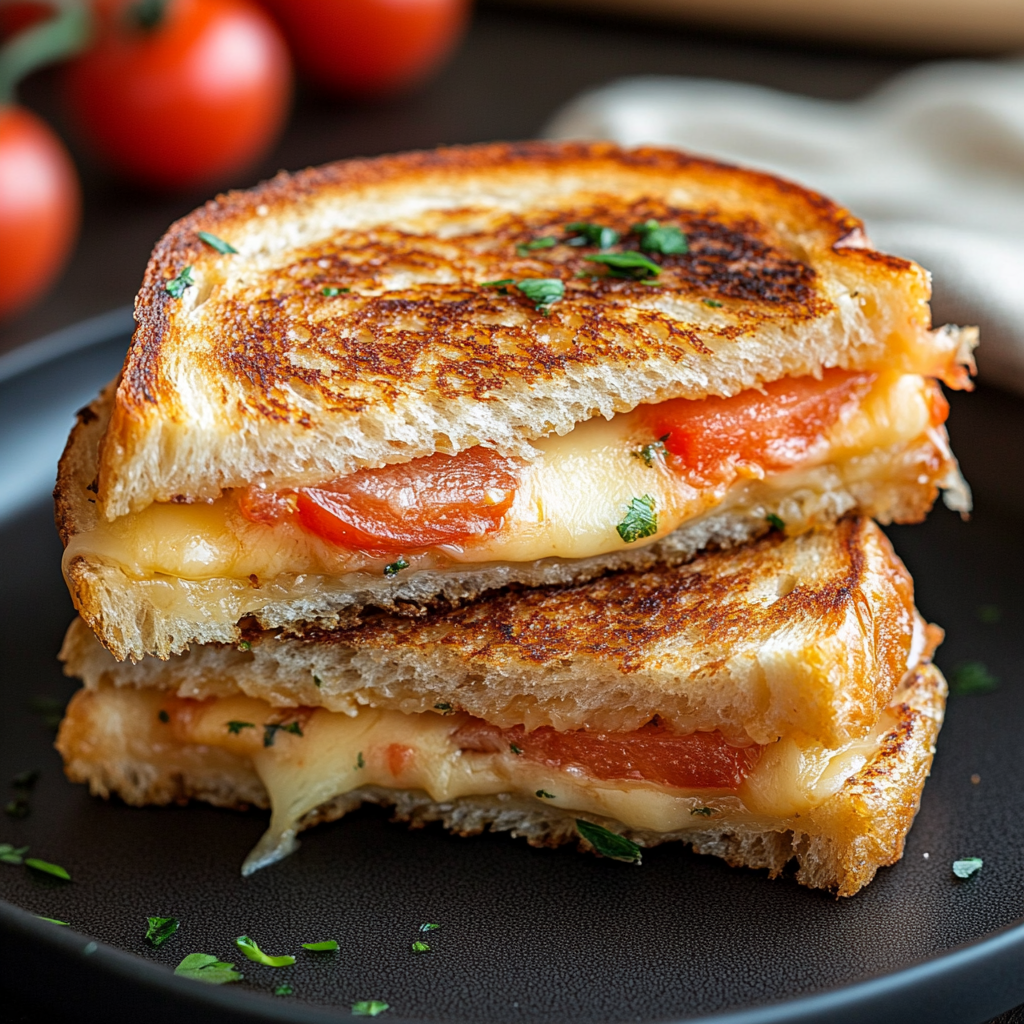 Where did grilled cheese with tomato come from?