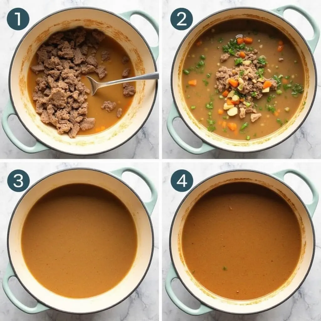 Step-by-Step Instructions for Cooking Beef and Wild Rice Soup